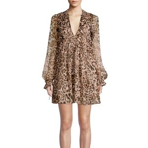 The Kooples Leopard Mini Dress